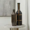 Iberia Black And Gold Vase